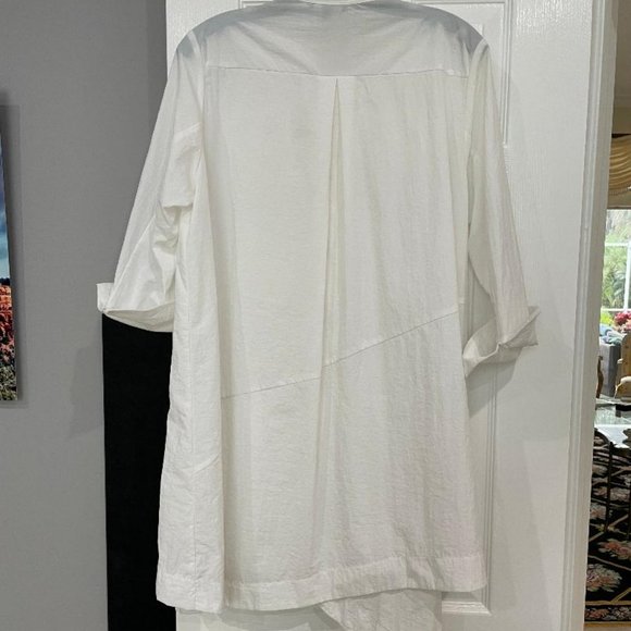 JASON  Comfy USA BOBBY SHIRT CRUSHED Fabric like New, size M  White. REDUCED!!! - Picture 3 of 4